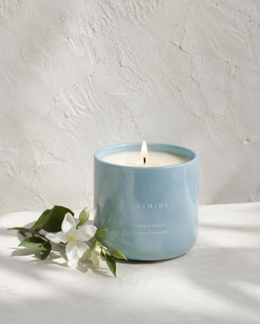 Santorini Bloom Candle